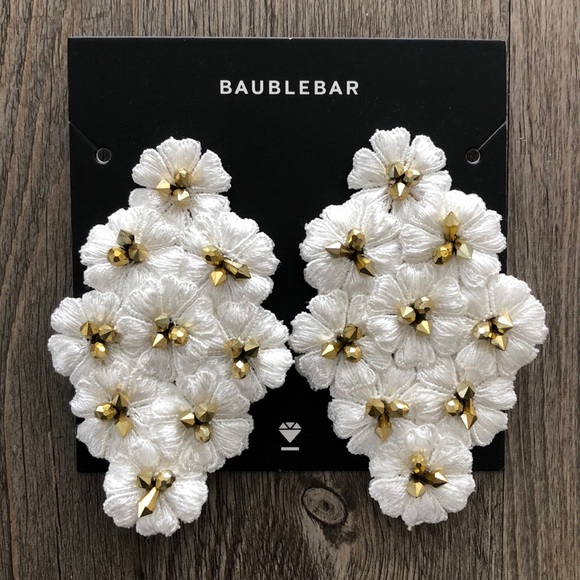 BaubleBar Jewelry - Statement Threaded Flower Earrings